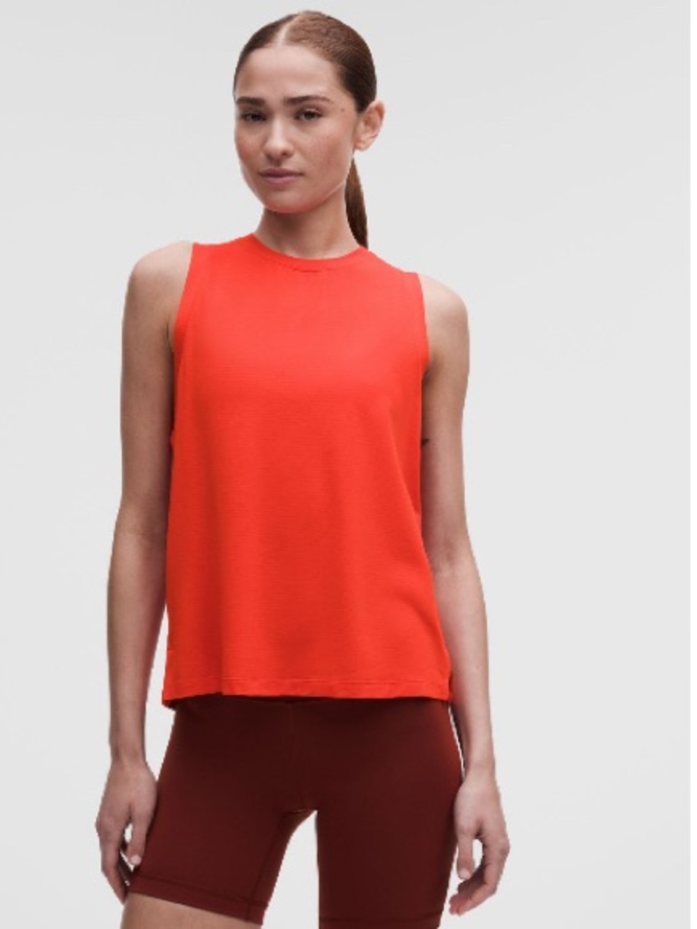 lululemon athletica Women's License to Train tank in Vibrant Orange